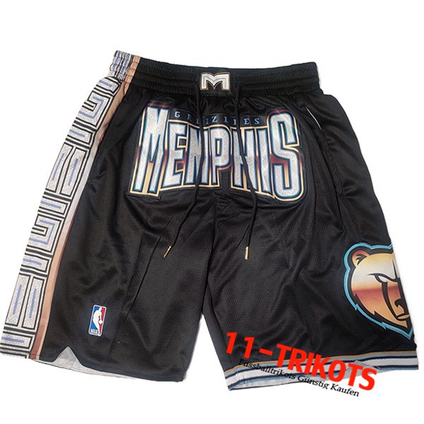 Shorts NBA Memphis Grizzlies 2023 Schwarz