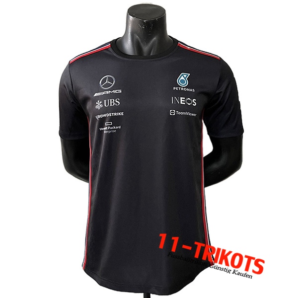 T-Shirt F1 Mercedes Benz Team Schwarz 2023