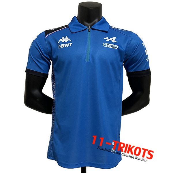 Polo F1 Alpine Racing Team Blau 2023