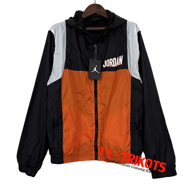 Jordan Windjacke Schwarz/Orange 2023/2024