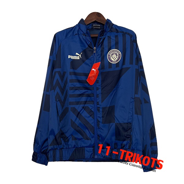 Manchester City Windjacke Navy blau 2023/2024