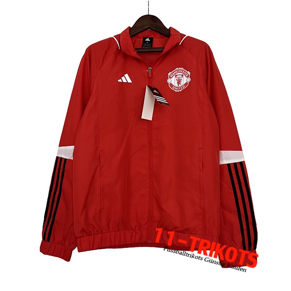 Manchester United Windjacke Rot 2023/2024