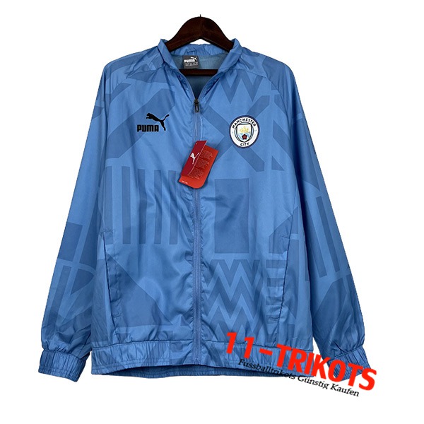 Manchester City Windjacke Blau 2023/2024