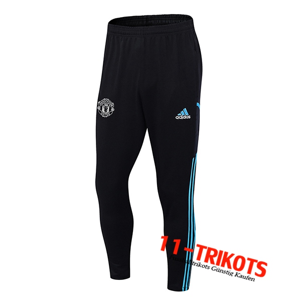 Manchester United Trainingshose Schwarz 2023/2024 -02