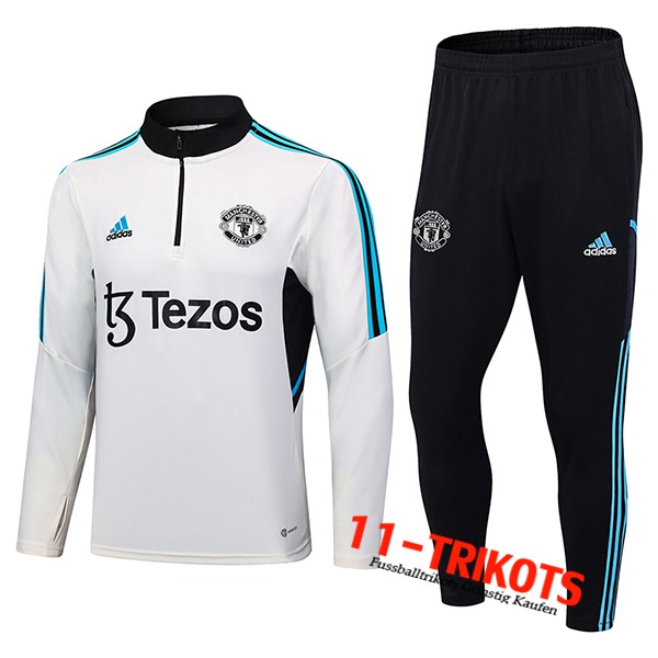 Trainingsanzug Manchester United Wei? 2023/2024 -02