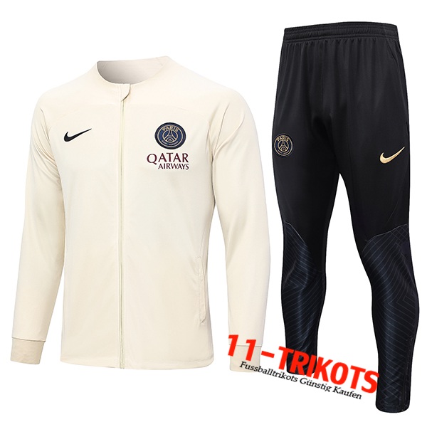 PSG Trainingsanzug (Jacke) Wei? 2023/2024 -02