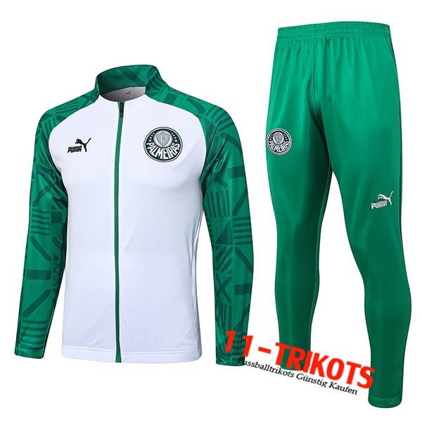 Palmeiras Trainingsanzug (Jacke) Wei?/Gr