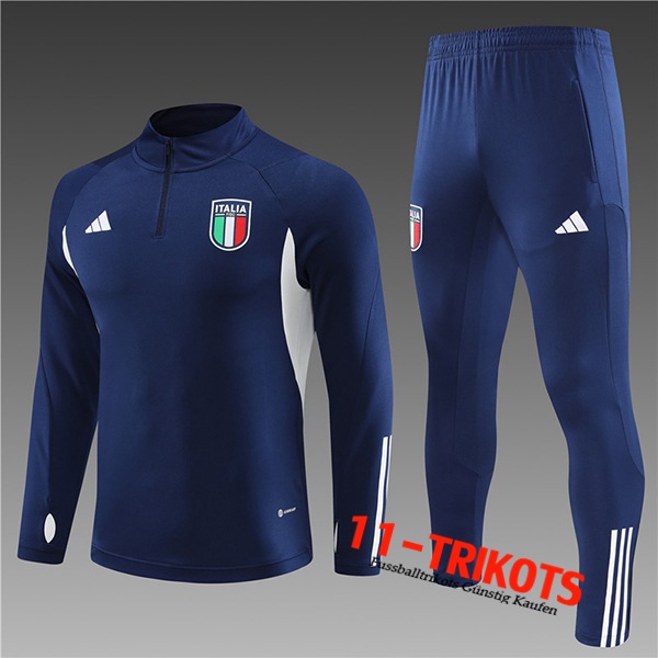 Italien Trainingsanzug Navy blau 2023/2024