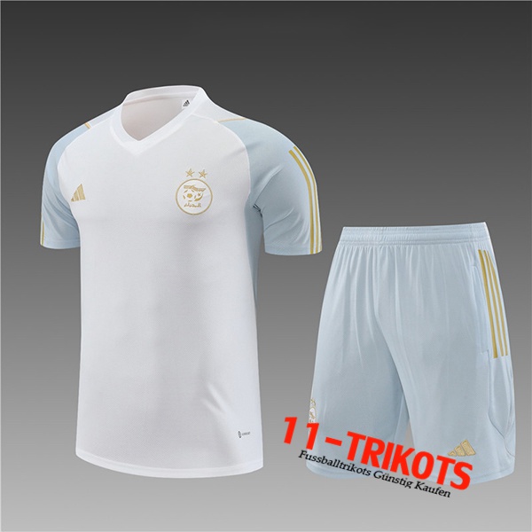 Algerien Trainingstrikot + Shorts Kinder Wei? 2023/2024