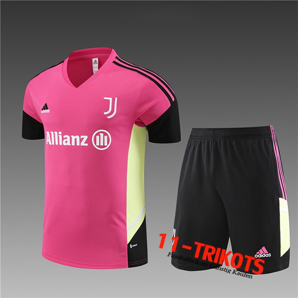 Juventus Trainingstrikot + Shorts Kinder Rose 2023/2024