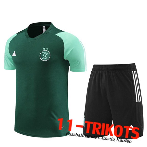 Trainingstrikot + Shorts Algerien Grün 2023/2024