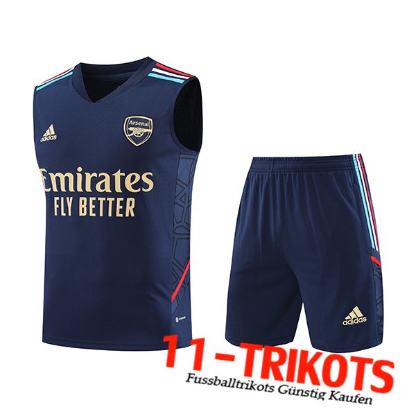 Trainings-Tanktop + Shorts Arsenal Navy blau 2023/2024