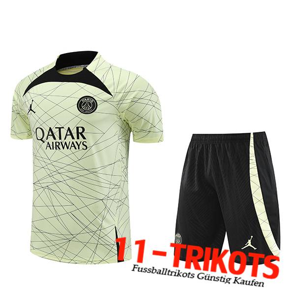 Trainingstrikot + Shorts PSG Gelb 2023/2024 -03