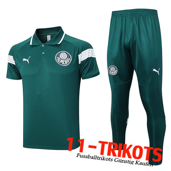 Poloshirt Palmeiras Grün 2023/2024