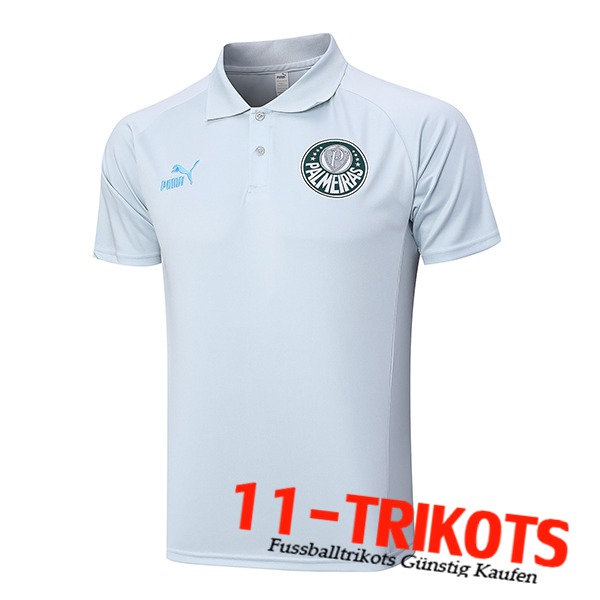 Poloshirt Palmeiras Grau 2023/2024