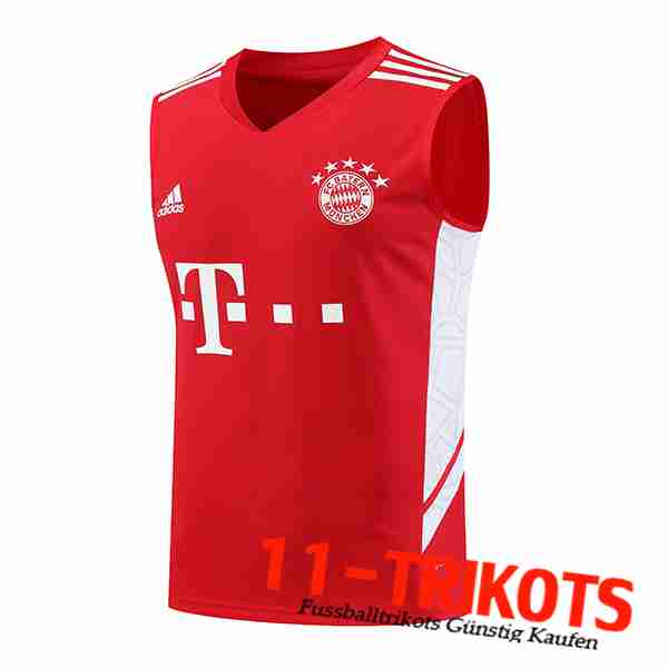 Trainings-Tanktop Bayern München Rot 2023/2024 -02