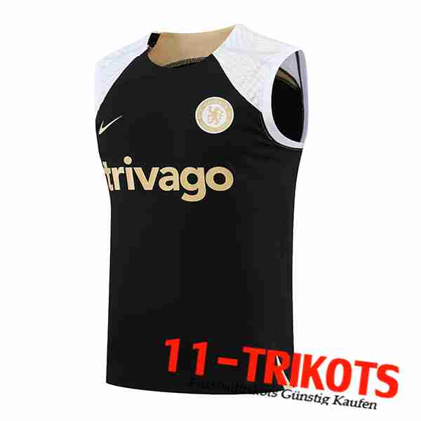 Trainings-Tanktop FC Chelsea Schwarz 2023/2024