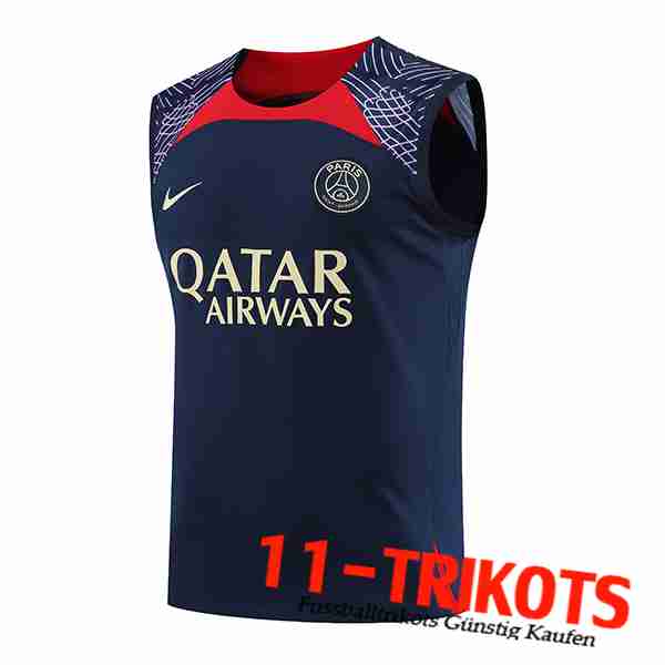 Trainings-Tanktop PSG Navy blau 2023/2024 -02