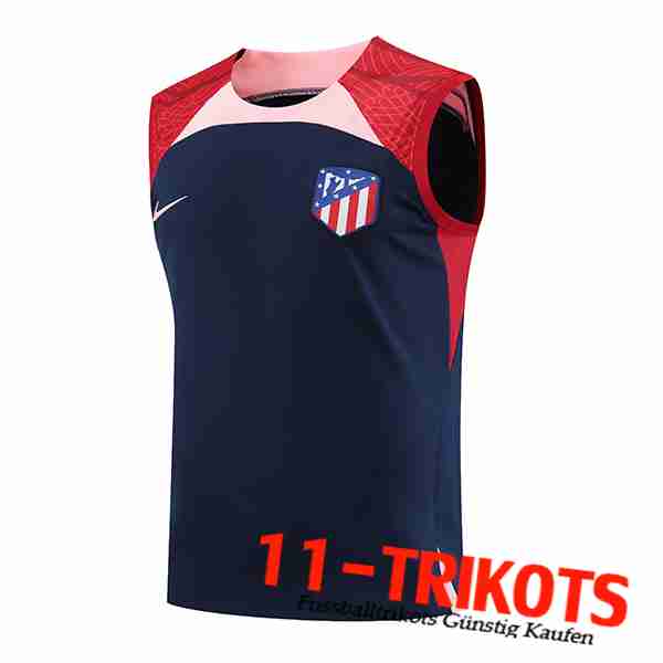 Trainings-Tanktop Atletico Madrid Navy blau 2023/2024 -02