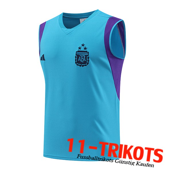 Trainings-Tanktop Argentin Hellblau 2023/2024 -02