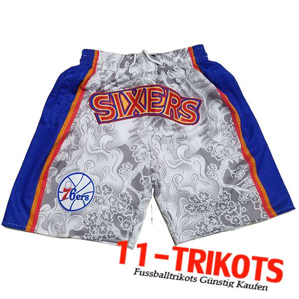 Shorts NBA Philadelphia 76ers Schwarz