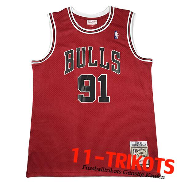Trikots Chicago Bulls (RODMAN #91) 2023/24 Rot