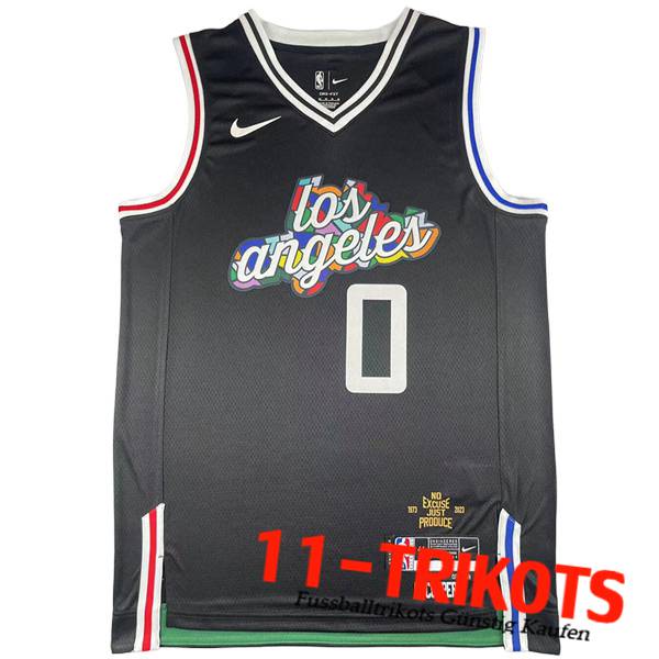 Trikots Los Angeles Clippers (WESTBROOK #0) 2023/24 Schwarz