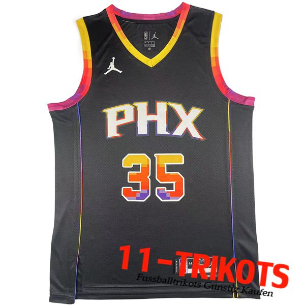 Trikots Phoenix Suns (DURANT #35) 2023/24 Schwarz -02