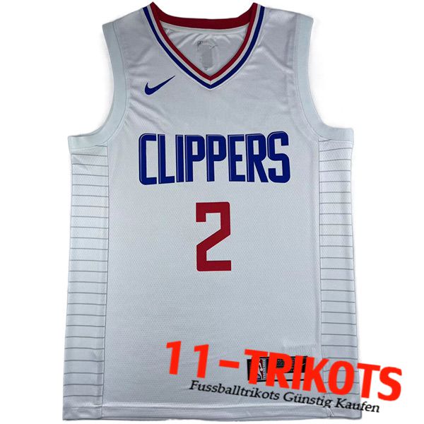 Trikots Los Angeles Clippers (LEONARO #2) 2023/24 Weiß