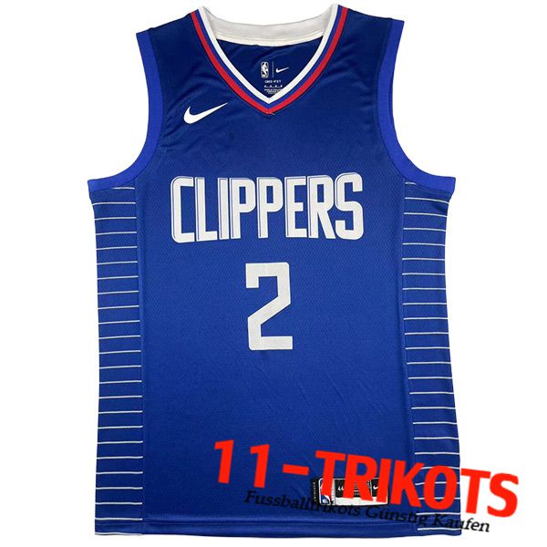 Trikots Los Angeles Clippers (LEONARO #2) 2023/24 Blau