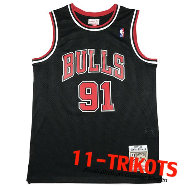 Trikots Chicago Bulls (RODMAN #91) 2023/24 Schwarz