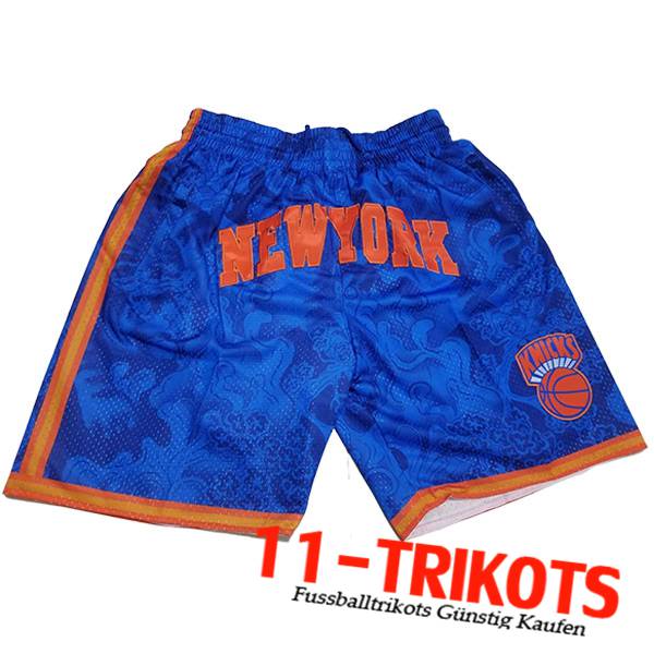 Shorts NBA New York Knicks Blau