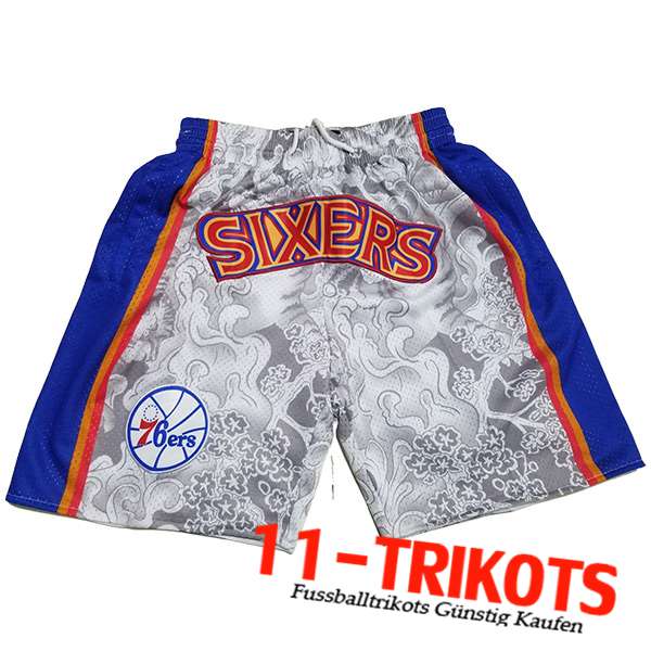 Shorts NBA Philadelphia 76ers Grau