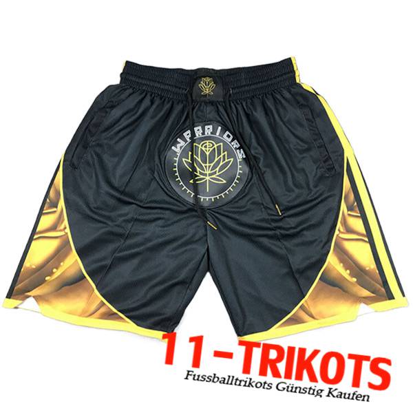 Shorts NBA Golden State Warriors Schwarz -02