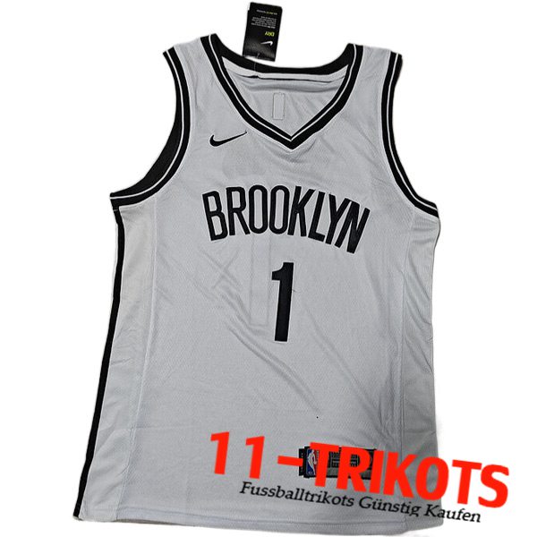 Trikots Brooklyn Nets (BRIDGES #1) 2023/24 Weiß