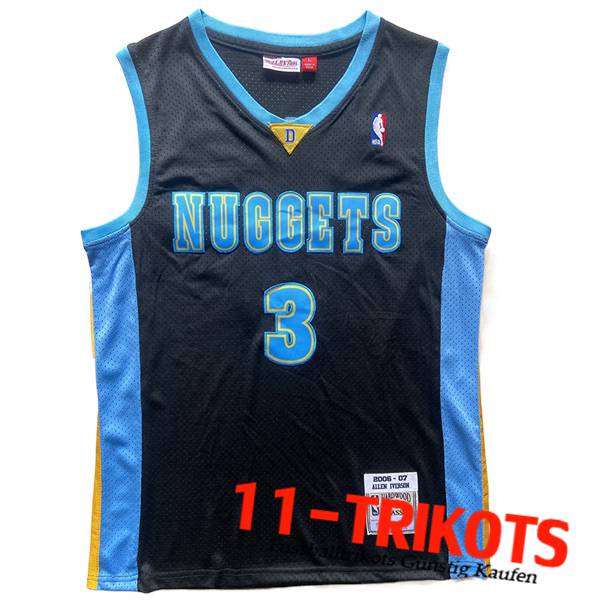 Trikots Denver Nuggets (IVERSON #3) 2023/24 Schwarz