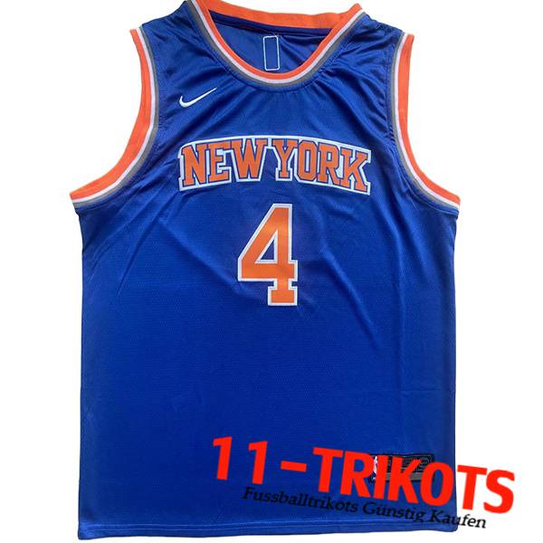 Trikots New York Knicks (Rosa #4) 2023/24 Blau