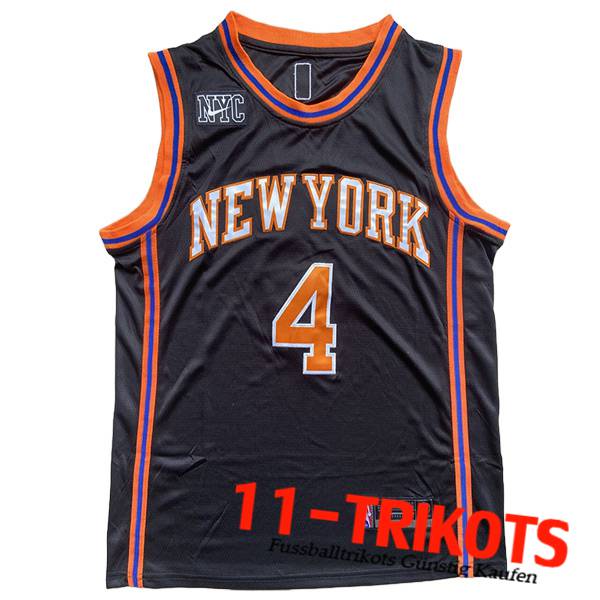 Trikots New York Knicks (Rosa #4) 2023/24 Schwarz
