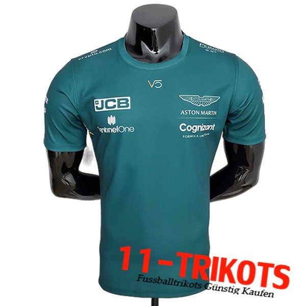 T-Shirt F1 Aston Martin Team (VETTEL #5) Grün 2023