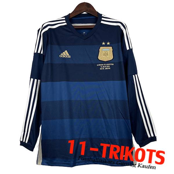 Fussball Trikots Argentinien Auswärtstrikot Langarm 2014