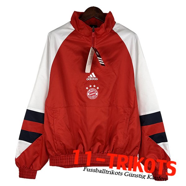 Windjacke Bayern München Rot 2023/2024