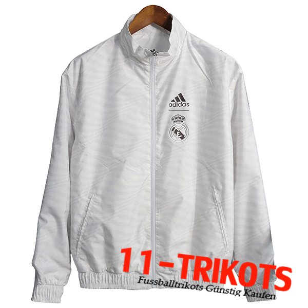 Windjacke Real Madrid Weiß 2023/2024 -02