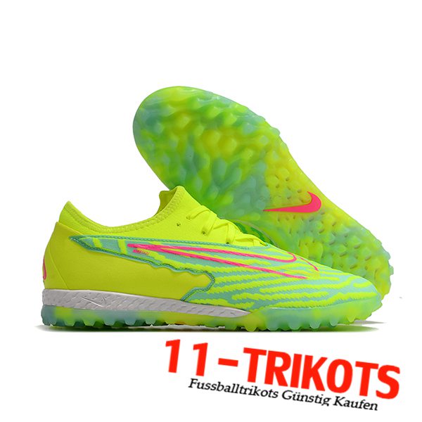 Nike Fussballschuhe React Phantom GX Pro TF Grün/Gelb