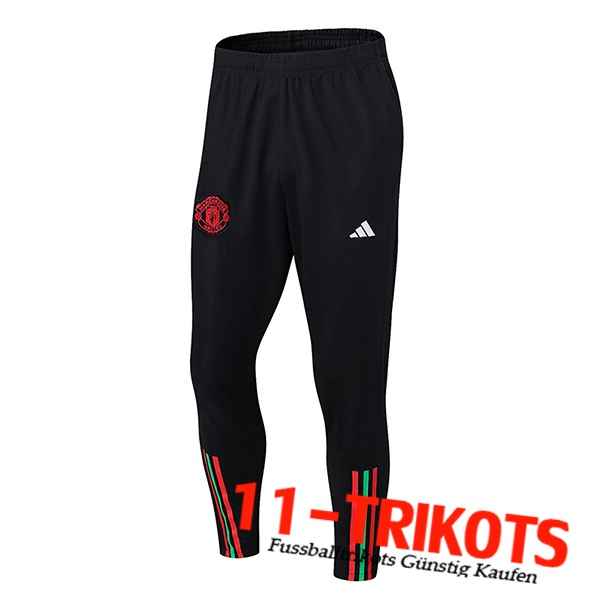 Trainingshose Manchester United Schwarz 2023/2024 -03