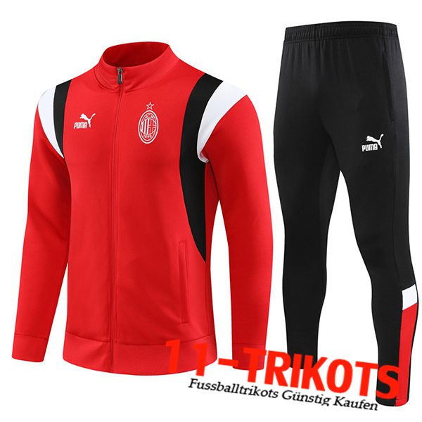 Trainingsanzug (Jacke) AC Milan Rot 2023/2024