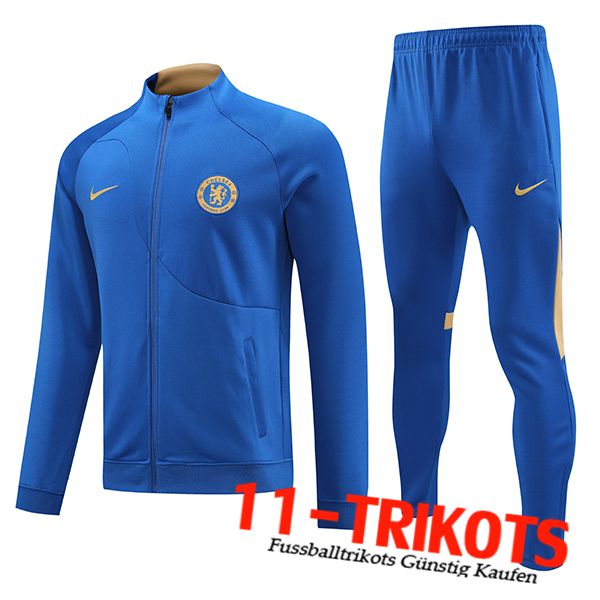 Trainingsanzug (Jacke) FC Chelsea Blau 2023/2024