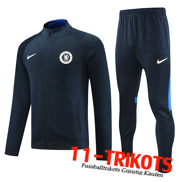 Trainingsanzug (Jacke) FC Chelsea Navy blau 2023/2024