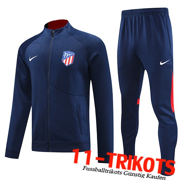 Trainingsanzug (Jacke) Atletico Madrid Navy blau 2023/2024