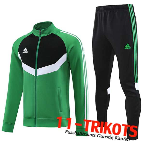 Trainingsanzug (Jacke) Adidas Grün/Schwarz 2023/2024