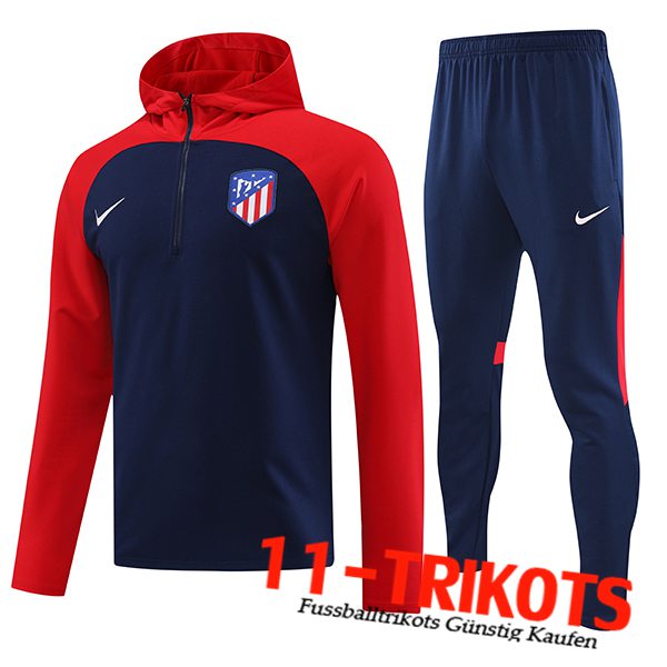 Trainingsanzug Mit Kapuze Atletico Madrid Navy blau 2023/2024